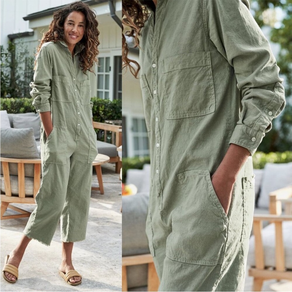 Frank & Eileen Northern Ireland jumpsuit, sage size small